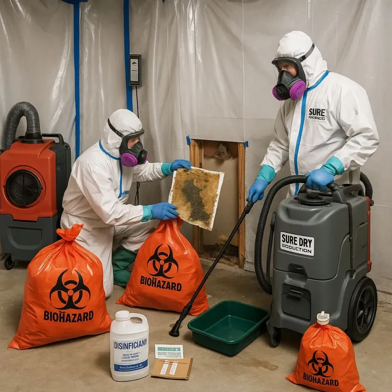 Contaminated Water Handling Protocols process in Harbor Hills, OH